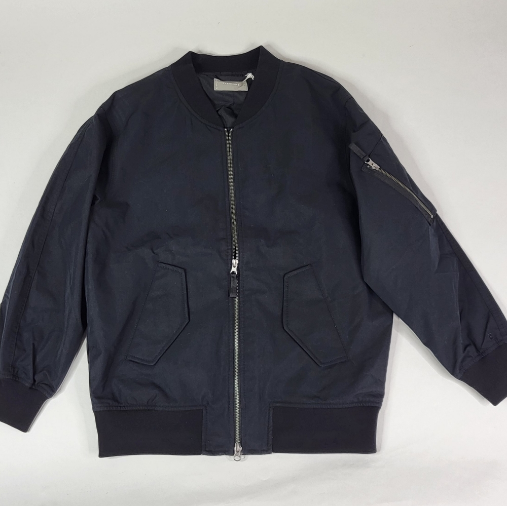 Everlane Black Bomber Jacket - Picture 3 of 5